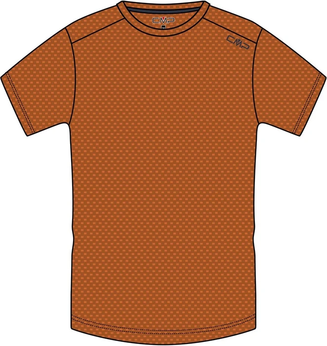 CMP Piquéstrick Funktionsshirt kurzarm orange (Herren)