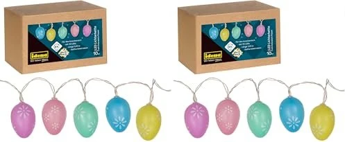Idena Ostern Flower Lichterkette LED 10x warmweiß