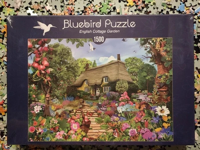 Bluebird Puzzle English Cottage Garden
