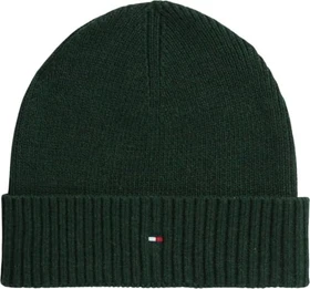 Tommy Hilfiger Flag Kaschmir Beanie majestic emerald melange