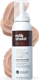 Milk Shake Colour Whipped Cream temporäre Haarfarbe Schaum warm brunette, 100ml
