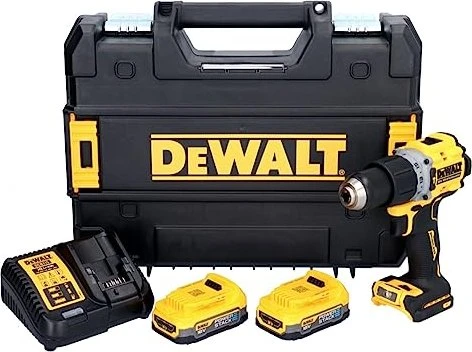 DeWalt DCD805E2T Akku-Schlagbohrschrauber inkl. Koffer + 2 Akkus 1.7Ah