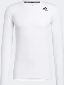 adidas Techfit Compression Kompressionsshirt langarm weiß (Herren)