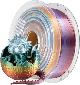 AzureFilm PLA Silk, Rainbow Wild Ember, Spule, 1.75mm