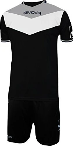 Givova Kit Campo Set schwarz/grau