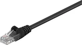 goobay Patchkabel, Cat5e, U/UTP, RJ-45/RJ-45, 2m, schwarz