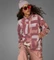 adidas Terrex Multi Printed Fleece Jacke wonder beige/burgundy (Damen) Vorschaubild