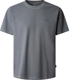 Pepe Jeans Logo T-Shirt kurzarm industrial grey (Herren)