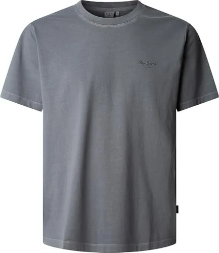 Pepe Jeans Logo T-Shirt kurzarm industrial grey (Herren)