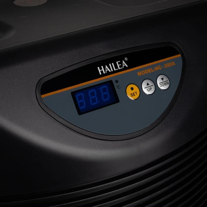 Hailea HC Series 300A Aquarienkühler, Durchlaufkühler mit Kompressor, 100-, schwarz