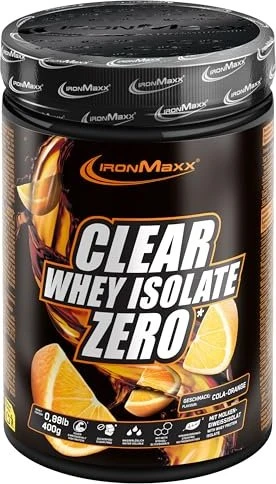 IronMaxx Clear Whey Isolate Zero Cola Orange 400g
