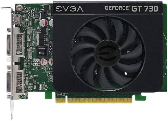 EVGA GeForce GT 730, 2GB DDR3, 2x DVI, Mini HDMI