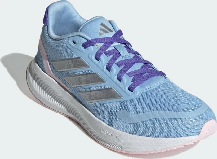 adidas Runfalcon 5 glow blue/silver metallic/clear pink (Junior)