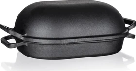 Banquet Gusseisen Bräter oval 39x26cm schwarz