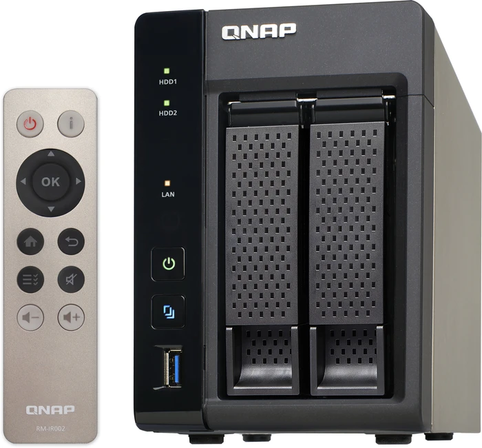 QNAP Turbo Station TS-253A-4G, 4GB RAM, 2x RJ-45 1000Base-T, 4x USB-A 3.0