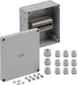 Spelsberg RKi 4/18-18x4² Reihenklemmengehäuse, mit Schutzart IP54/IP66, Nennquerschnitt 4 mm²