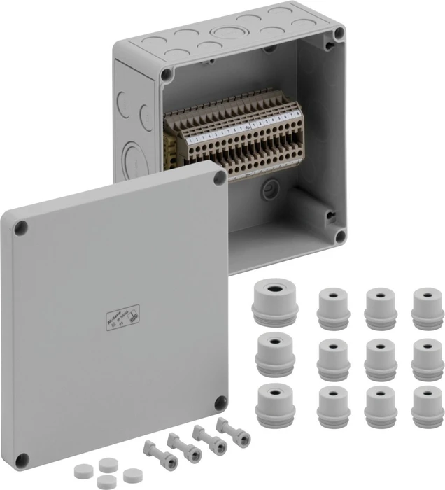 Spelsberg RKi 4/18-18x4² Reihenklemmengehäuse, mit Schutzart IP54/IP66, Nennquerschnitt 4 mm²