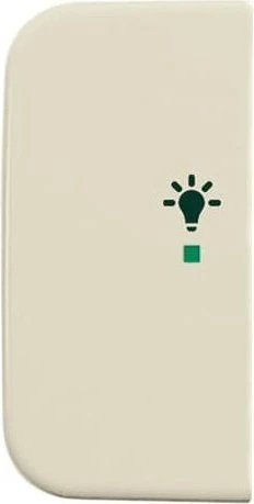 Busch-Jaeger Wippe 2-fach mit Symbol "Licht", weiß