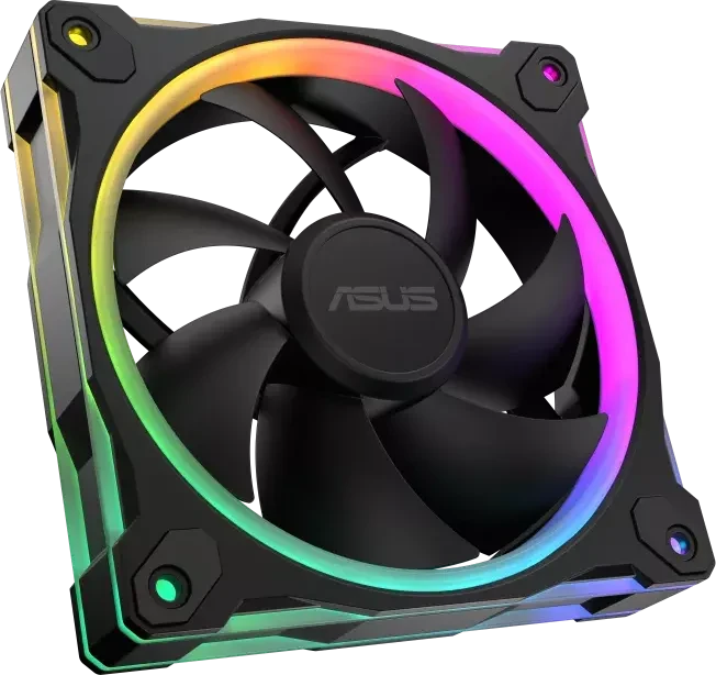 ASUS MR120 ARGB, schwarz, 120mm, 3er-Pack