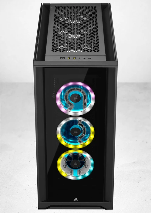 Corsair iCue 5000D RGB Hydro X, schwarz, Glasfenster