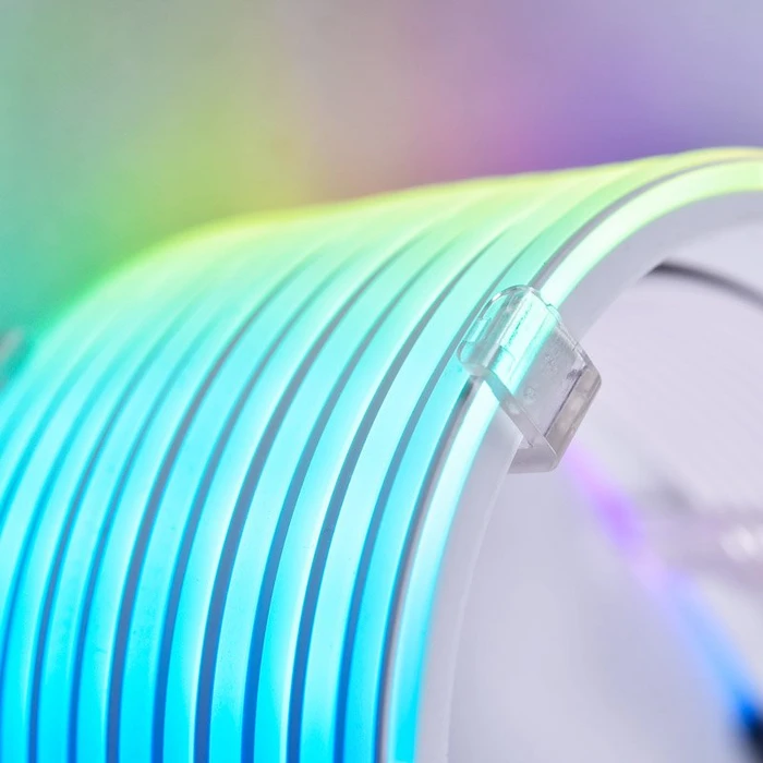 Lian Li Strimer Plus V2 12VHPWR, 16-Pin PCIe Verlängerungskabel, RGB beleuchtet, 12 LED-Bahnen, 32cm