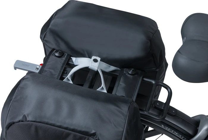Basil Miles MIK Doppeltasche Gepäcktasche schwarz
