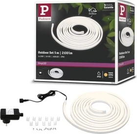 Paulmann SimpLED Power Strip Outdoor Komplettset 20W/830 5m