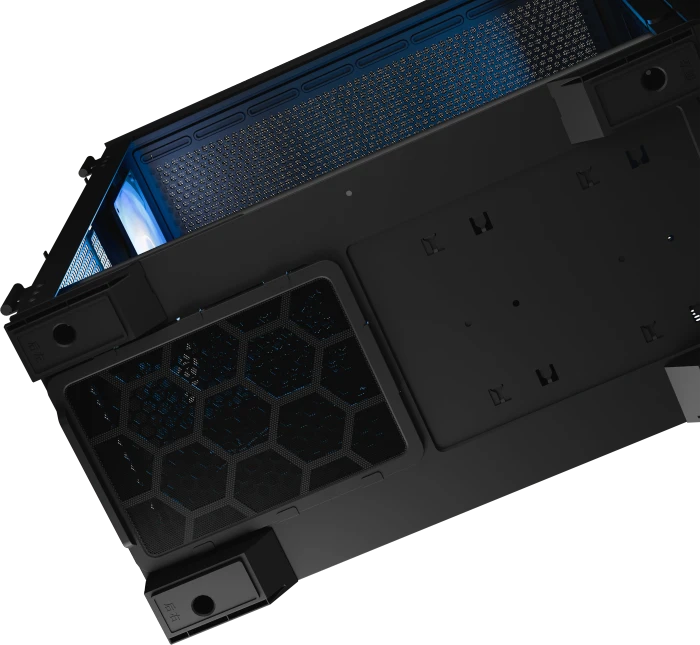 Modecom Horizon ARGB Flow Black, Glasfenster