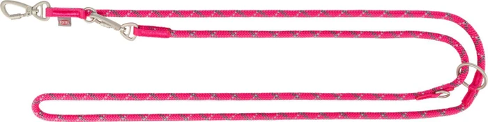 Trixie Verstellbare Hundeleine Summit Reflect mit Bergsteiger-Karabiner, L-XL, 2m, Fuchsia