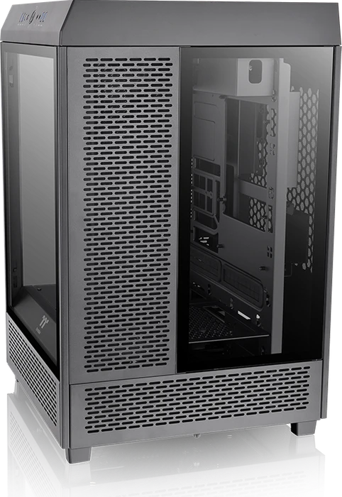 Thermaltake The Tower 500, schwarz, Glasfenster