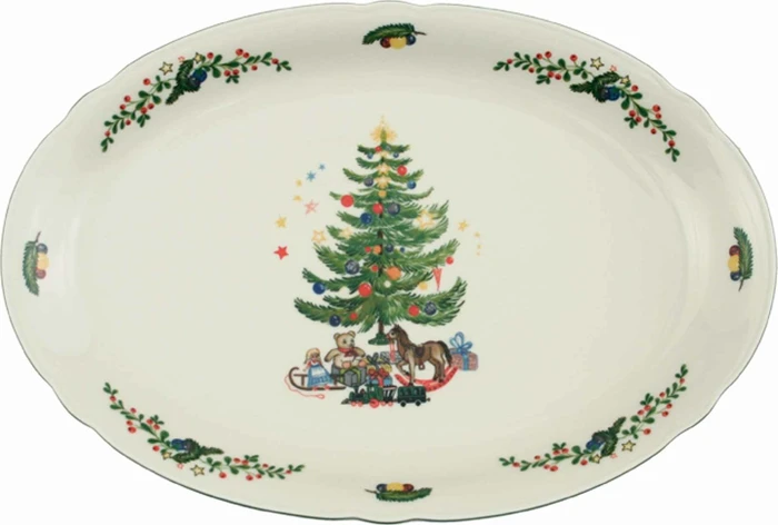 Seltmann Weiden Marie-Luise Weihnachten 43607 Platte oval 35x24cm