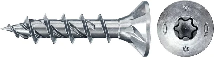 fischer PowerFast FPF II CTF BC T20 5x20 Spanplattenschraube, 5x20mm, 200 Stück