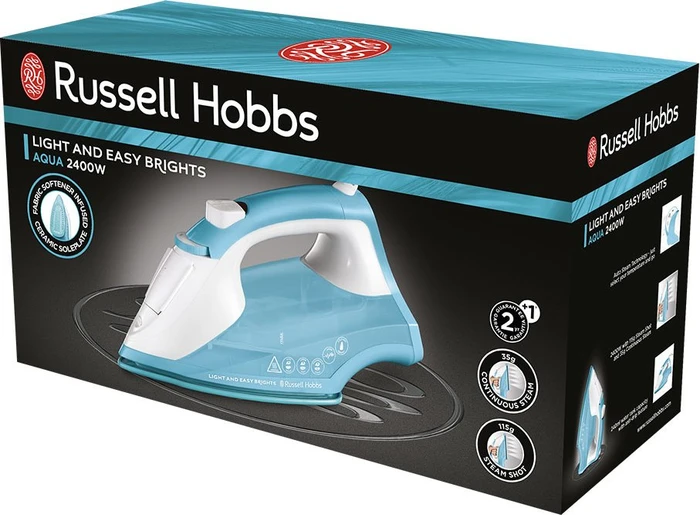 Russell Hobbs Light & Easy Brights Dampfbügeleisen aqua