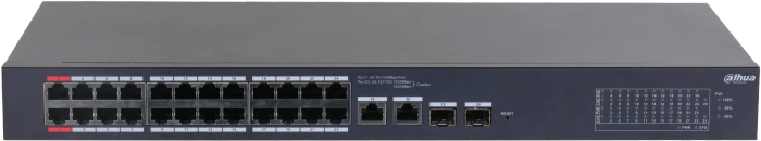 Dahua CS42 Rackmount Smart Switch, 24x RJ-45, 2x RJ-45/SFP, 240W PoE++