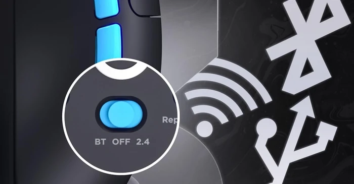 Hator Pulsar 3 Pro Wireless Gaming Mouse schwarz, USB/Bluetooth