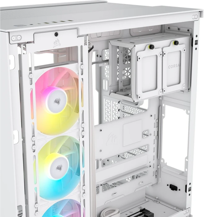 Corsair 6500X RGB iCUE LINK, weiß, Glasfenster