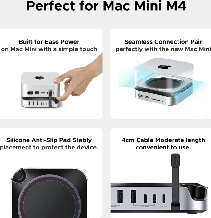 Ugreen Mac Mini M4 Docking Station, USB-C 3.1 [Stecker]