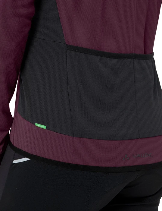 Vaude Matera FZ II Trikot langarm cassis (Damen)
