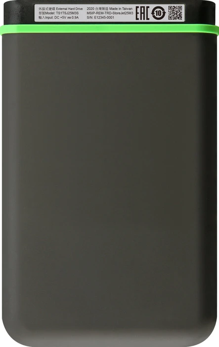 Transcend StoreJet 25M3 Slim, Iron Gray, 2TB, USB 3.0 Micro-B