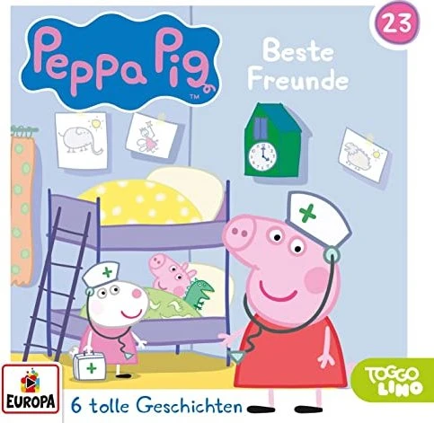Peppa Pig CD 23 - Beste Freunde (und 5 weitere Geschichten)