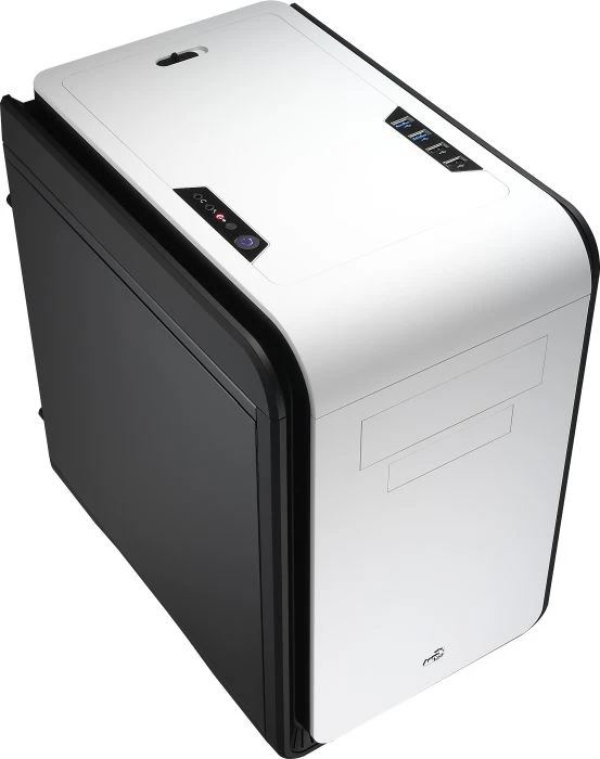 AeroCool DS Cube Black/White Window Edition, Acrylfenster