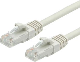 Value Patchkabel, Cat6a, U/UTP, RJ-45/RJ-45, 1m, grau