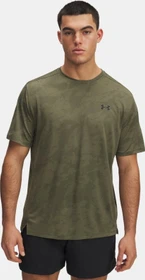 Under Armour Tech Vent Jacquard Funktionsshirt kurzarm marine od green/black (Herren)