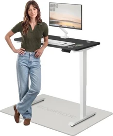 Desktronic HomePro Sitz-Steh-Schreibtisch 120x60cm schwarz/weiß