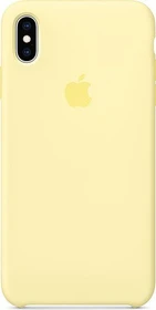 Apple Silikon Case für iPhone XS Max samtgelb