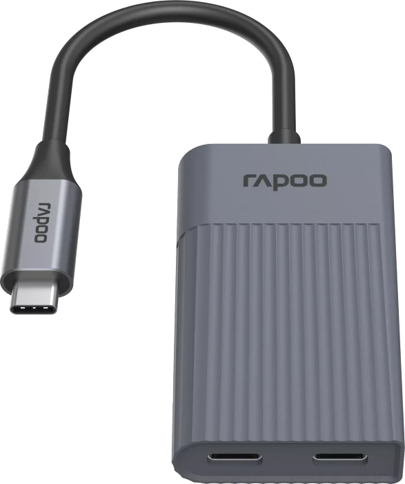Rapoo UCH-4013 USB-A-&-USB-C-Hub, 1x USB-C 3.0 [Stecker]