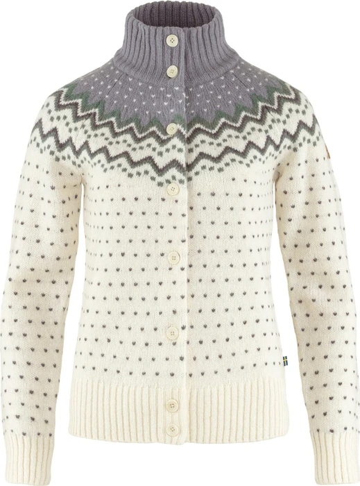 Fjällräven Övik Knit Strickjacke chalk white/flint grey (Damen)