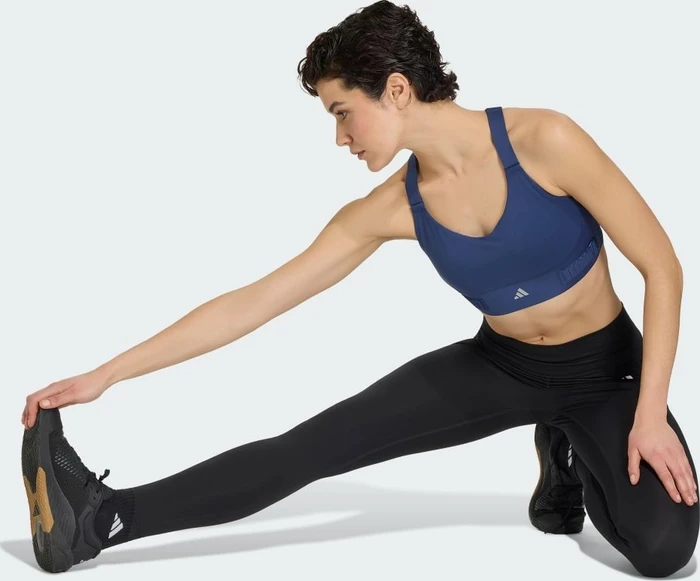 adidas FastImpact Luxe Run High-Support Sport-BH tech indigo (Damen)