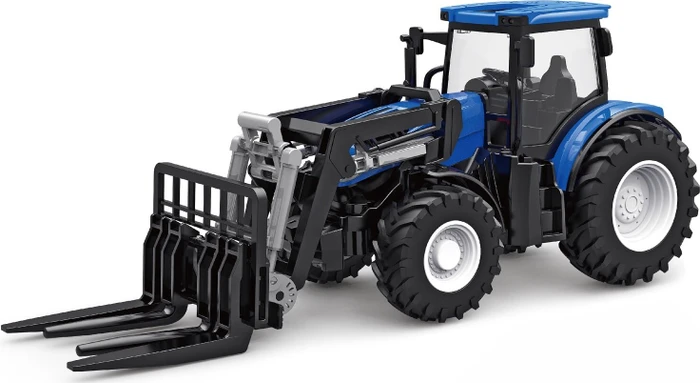 Amewi RC Traktor mit Räum-/Schiebeschild RTR 1:24