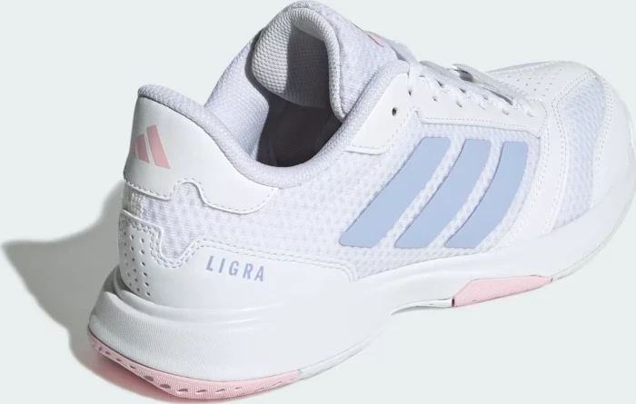 adidas Ligra 8 Indoor Handball cloud white/violet tone/clear pink (Damen)